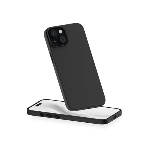 PEEL Magnetic Case for iPhone 15 (Black) | Embedded Magnet, MagSafe Compatible, Wireless Charging, Minimalist Design, Ultra Thin, Everyday Protection, Showcases Device - color: Black, size: iPhone 15