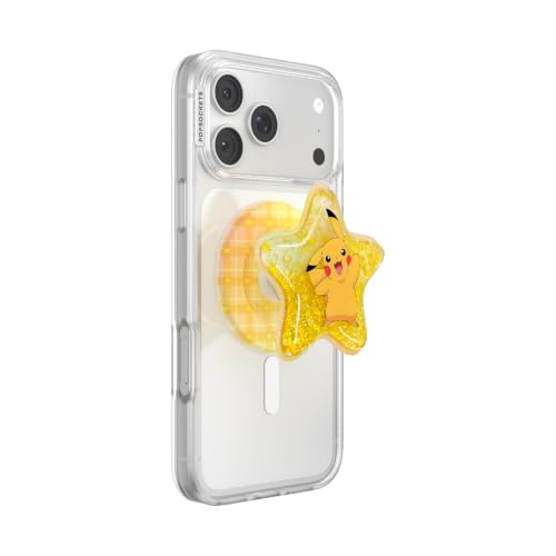 PopSockets Phone Grip for MagSafe, Magnetic Holder- Star Pikachu - color: Star Pikachu, style: MagSafe