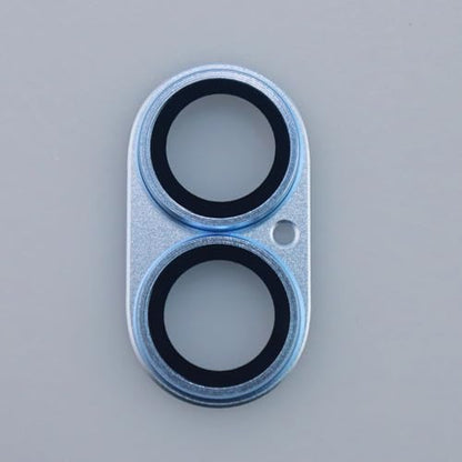 for iPhone 17 Camera Lens Protector Tempered Glass Metal Full Coverage Lens Cover Accessories (Blue) - color: Blue