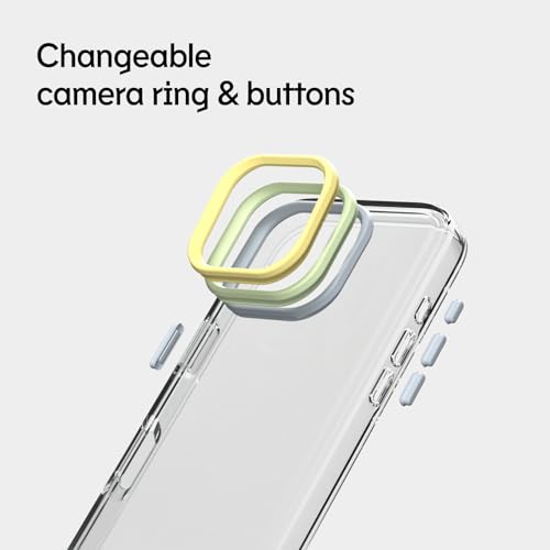 RHINOSHIELD Clear Phone Case for iPhone 16 Pro | Anti-Yellowing, Transparent, High Clarity, Shockproof, Military Grade Drop Protection - color: Vibrant Garden of RhinoShield, size: iPhone 16 Pro