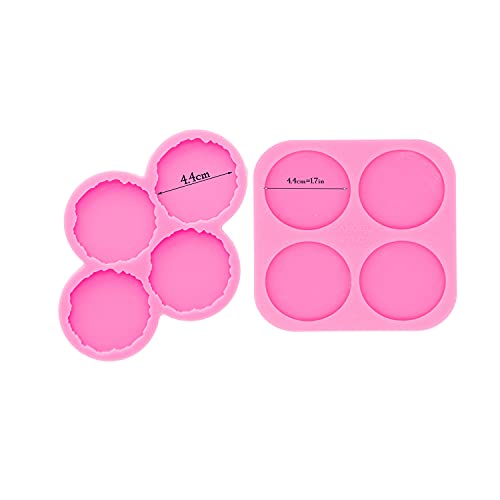 Super Glossy Resin Mold Phone Grip Epoxy Molds, Silicone Molds for Badge Reel DIY Telephone Stands Design (YMDY0533+DY1026) - color: YMDY0533+DY1026