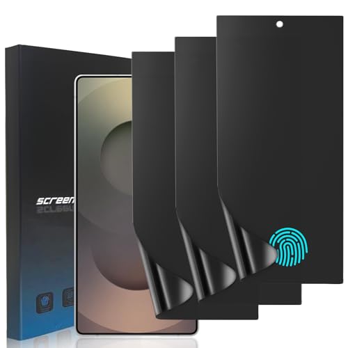 3 Pack Matte Privacy TPU Screen Protector for Samsung Galaxy S25 Ultra - size: Samsung Galaxy S25 Ultra