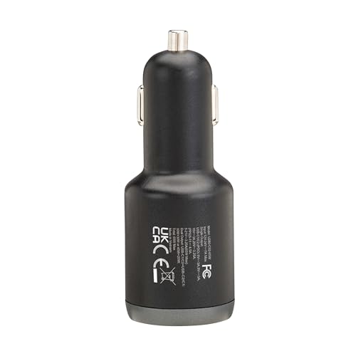 Eaton Tripp Lite Series 65W USB C Car Charger Cigarette Lighter Adapter, 2 USB-C Ports, Power Delivery (PD) 3.1 and PPS Charging, Fasting Charging for iPhone, Galaxy, Pixel & More (U280-C02-65W)