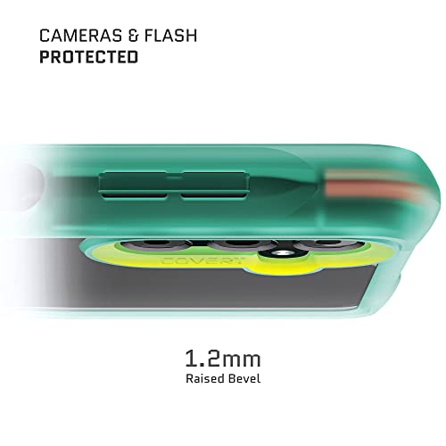 Ghostek COVERT Teal Clear Galaxy A13 5G Phone Case Shockproof Grip Bumper Protective Cover Slim Fit Thin Lightweight Design Cases Designed for 2021 Samsung Galaxy A13 5G (6.5in) (Teal-Limited Edition) - color: Teal [Limited], size: Galaxy A13 5G