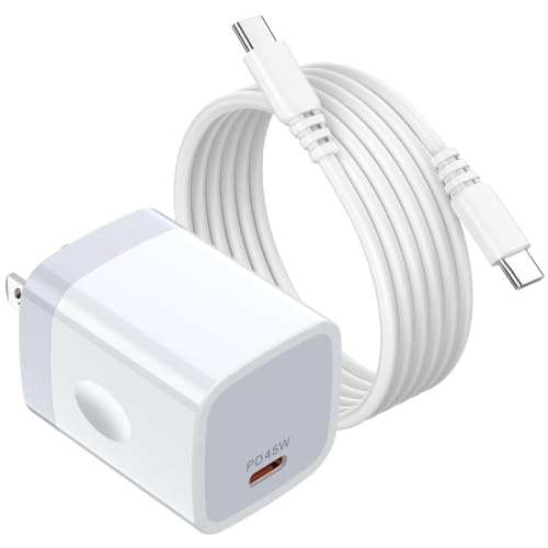 45W Charger for Samsung Galaxy A37 A57 A27 5G A56 A36 A17 A26, Super Fast - color: White