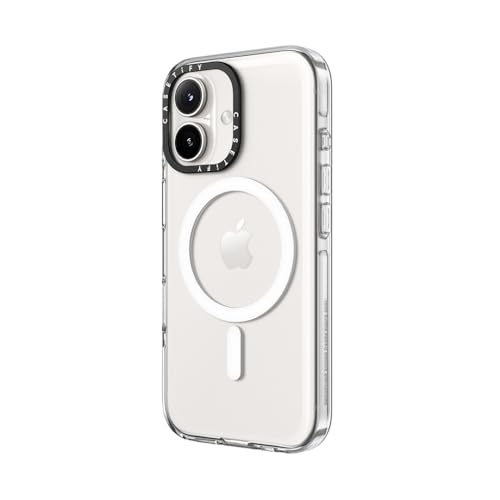 CASETiFY for iPhone 16 Plus Case - Impact Clear Compatible with MagSafe | Not Yellowing | 6.6 ft. 3x Military Grade Drop Protection | Clear - color: Clear, size: Iphone 16 Plus (6.7")