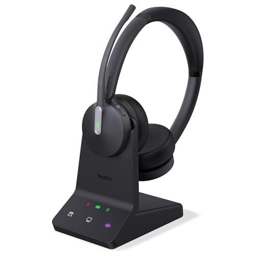 Yealink WH64 Dual UC DECT & Bluetooth Wireless Headset for Phone PC Mobile - size: WH64 Dual-UC