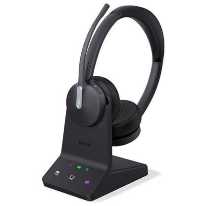 Yealink WH64 Dual UC DECT & Bluetooth Wireless Headset for Phone PC Mobile - size: WH64 Dual-UC