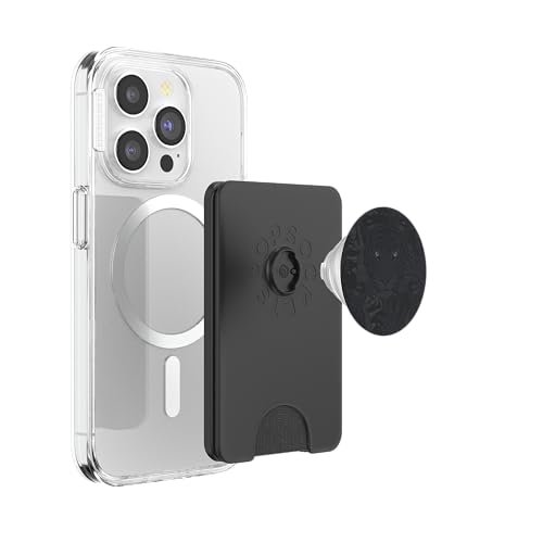 Black Tiger PopSockets PopWallet for MagSafe - style: Magnetic PopWallet
