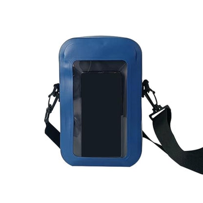 Waterproof Phone Pouches for Outdoor Activities Touch Screens Phones Dry Bag with Adjustable Strap for Most Smartphones - color: Blue