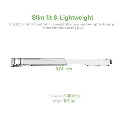 for iPhone 13 Clear Card Case, Protective Shockproof TPU Thin Slim Wallet Case with Card Holder Compatible with MagSafe - size: iPhone 13