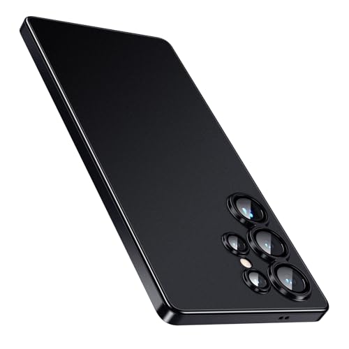 Slim Designed for Samsung Galaxy S25 Ultra Case,Paper-Thin Matte Finish Skin Back Case Scratch Protection,No Drop Protection,Cover with Camera Protection for Men 6.9 Inch (Black) - color: Black, size: for Samsung Galaxy S25 Ultra 6.9inch