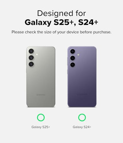 Ringke for Samsung Galaxy S25 Plus / S24 Plus Screen Protector [Easy Slide] | 2 Pack, Easy Installation with Alignment Tool, Case Friendly Premium 9H Hardness Tempered Glass - size: Galaxy S25 Plus / S24 Plus