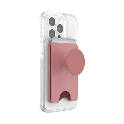 PopSockets Phone Wallet for MagSafe with Grip- Clay - color: Clay, style: MagSafe