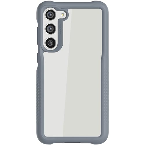 Ghostek Covert Samsung Galaxy S23 Plus Clear Case with Military Grade Shockproof Protection, Non-Slip Grip, Protective Silicone Phone Cover Designed for 2023 Galaxy S23+ (6.6") (Gray) - color: Gray [Limited], size: Galaxy S23 Plus