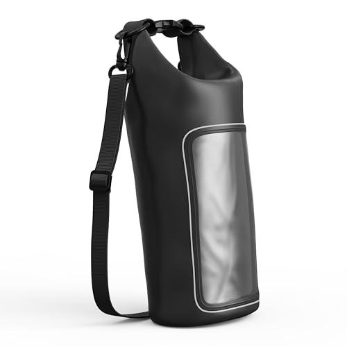 Drench 2L Waterproof Floating Phone Bag – IPX8 Dry Bag with Dual-Seal Protection, Touchscreen Window, Adjustable Strap & Roll-Top Closure – Waterproof Pouch for Boating, Kayaking & Beach Gear