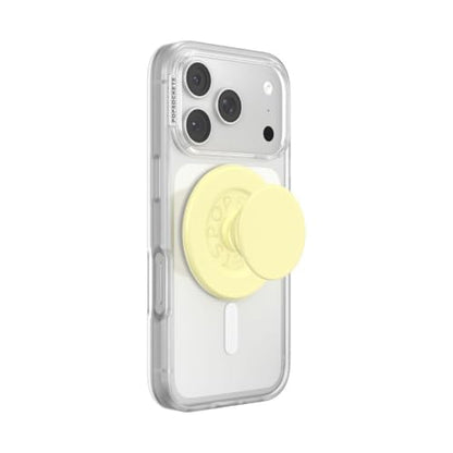 PopSockets Phone Grip for MagSafe, Magnetic Holder- Butter Yellow - color: Butter Yellow, style: MagSafe