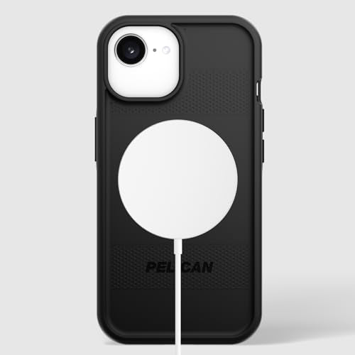 Pelican Protector iPhone 16e/15/14/13 Case -Rugged MagSafe Phone Case-Black | Magnetic Phone Case w/16ft Military-Grade Drop Protection - Anti-Scratch, Heavy Duty Phone Cover for iPhone 16e/15/14/13 - color: Black - P, style: Protector