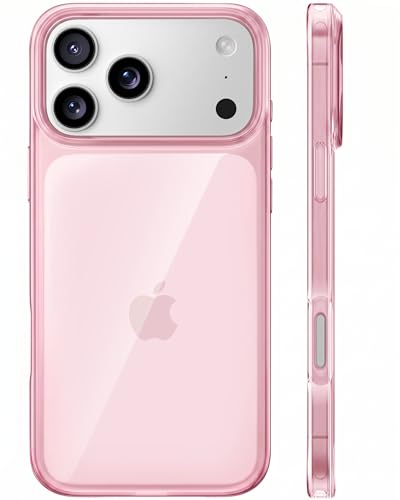 TORRAS for iPhone 17 Pro Case Crystal Clear, Upgraded Anti-Yellowing, Military-Grade Protection, Ultra Transparent Slim Case for iPhone 17 Pro Phone Case, Soft Bumper, Anti-Scratch, Pink, 6.3'' - color: Clear Pink, size: For Iphone 17 Pro