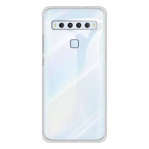 Protective Case for TCL 10L - Clear | 6.53" Slim Shockproof Bumper Back Cover Anti-Scratch Flexible TPU Shell, Grip-Friendly - color: Clear