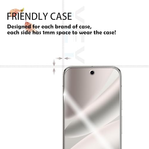 Screen Protector for Google Pixel 10 Pro, [2+2 Pack] Tempered Glass & Camera Lens Protectors[Ultrasonic Fingerprint Unlock] [Case Friendly] [Bubble-Free] Screen Protector Glass For Pixel 10 Pro - size: Google Pixel 10 Pro