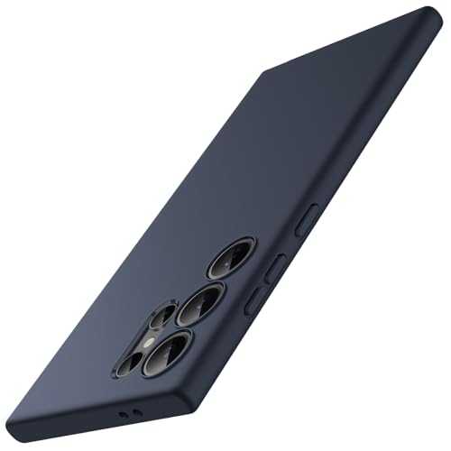 JETech Slim Case for Samsung Galaxy S24 Ultra, Dark Blue | Camera Lens Protection, Soft TPU Design, Matte Finish, Shockproof Protection - color: Dark Blue, size: S24 Ultra