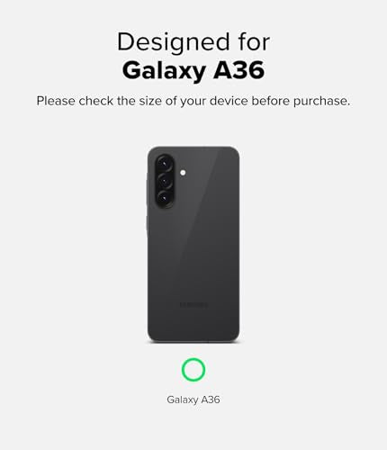Ringke for Samsung Galaxy A36 5G Screen Protector [Easy Slide, 2 Pack] | Easy Installation with Alignment Tool, Case Friendly Premium 9H Hardness Tempered Glass - size: Galaxy A36