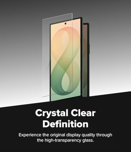 Ringke for Samsung Galaxy Z Fold 8 Ultra Screen Protector [Easy Slide] | Cover Display Easy Slide Tempered Glass, 2 Pack, Super Easy to Install, Case Friendly Protector for the Outer Display - size: Galaxy Z Fold 8 Ultra