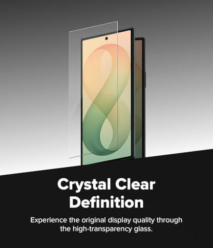 Ringke for Samsung Galaxy Z Fold 8 Ultra Screen Protector [Easy Slide] | Cover Display Easy Slide Tempered Glass, 2 Pack, Super Easy to Install, Case Friendly Protector for the Outer Display - size: Galaxy Z Fold 8 Ultra