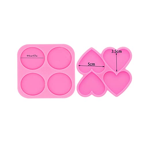 Super Glossy Resin Mold Phone Grip Epoxy Molds, Silicone Molds for Badge Reel DIY Telephone Stands Design (YMDY0533+DY1125) - color: YMDY0533+DY1125