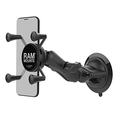 RAM MOUNTS X-Grip Windshield Phone Mount with Twist-Lock Suction Cup Base