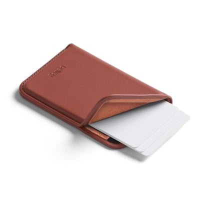 Bellroy Mag Wallet, Magnetic Leather Card Holder - Canyon - color: Canyon