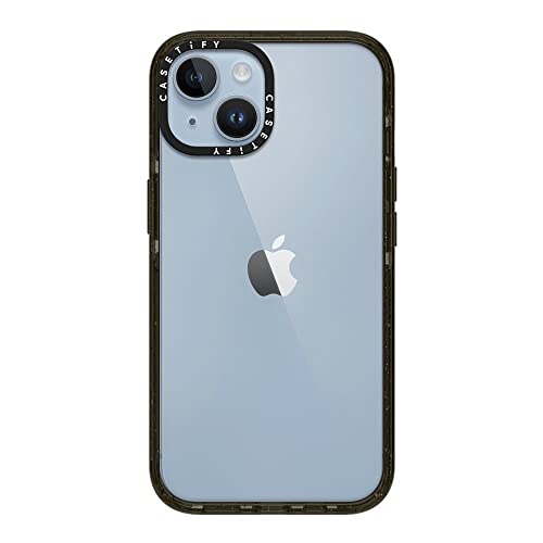 CASETiFY for iPhone 14 Case - Impact Clear Black | Slim Fit | 8.2 ft. 4x Military Grade Drop Protection | Black - color: Clear Black, size: Iphone 14 (6.1")