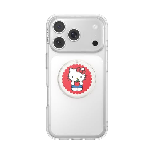 PopSockets Adhesive Phone Grip, Holder- Looking Good - color: Looking Good Hello Kitty Adhesive, style: Adhesive
