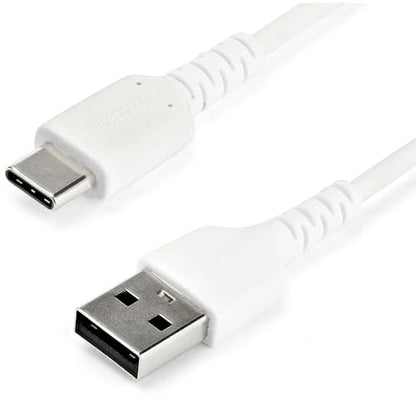 StarTech 6.6ft/2m USB-A to USB-C Cable, White, 3A, USB 2.0 - size: 6 ft / 2 m, style: white