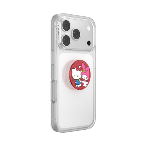 PopSockets Adhesive Phone Grip, Holder- Say Cheese - color: Say Cheese Hello Kitty Adhesive, style: Adhesive