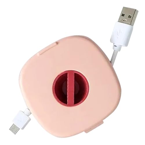 Charger Organizer 2 in 1 Wire Holder with Phone Stand - color: Orange