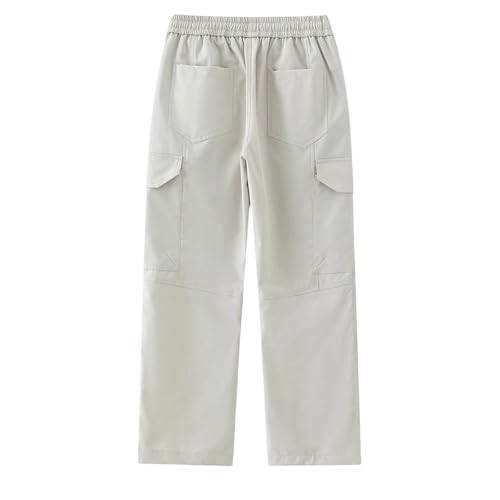 Men Cargo Pants Ripstop Durable Tactical Quick Dry Deep Pockets Construction BDU Golf Tactical Pants for Men - color: A White, size: 3X-Large