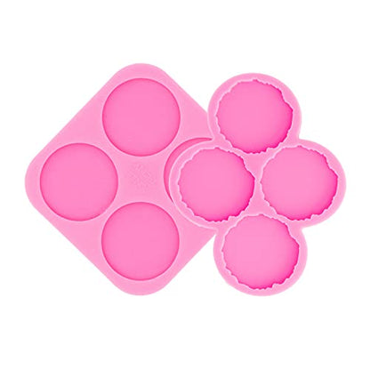 Super Glossy Resin Mold Phone Grip Epoxy Molds, Silicone Molds for Badge Reel DIY Telephone Stands Design (YMDY0533+DY1026) - color: YMDY0533+DY1026