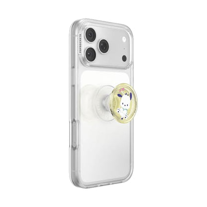 PopSockets Adhesive Phone Grip, Holder- Pochacco Yellow Glitter - color: Pochacco Yellow Glitter, style: Adhesive