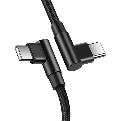 90 Degree USB C Power Data Cable 3FT, 60W PD Fast Charging & 480Mbps Dat - style: USB C Male to Male (1M/3FT)