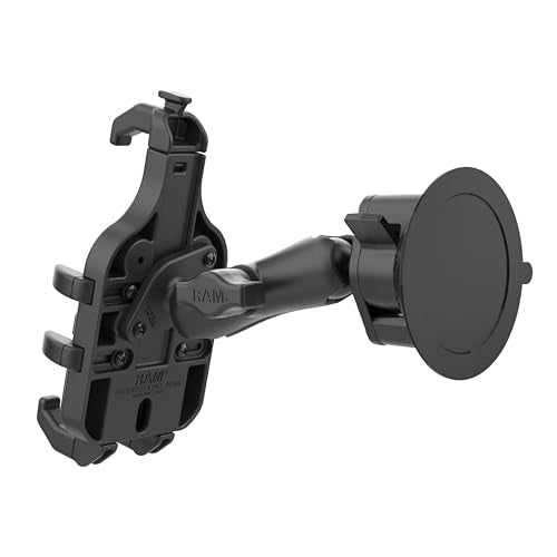 RAM MOUNTS Quick-Grip Pro Phone Mount with Twist-Lock Suction Cup