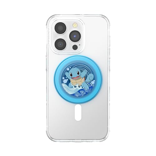 PopSockets Phone Grip for MagSafe, Magnetic Holder- Squirtle Water - color: Squirtle Water, style: MagSafe