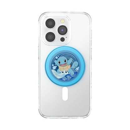 PopSockets Phone Grip for MagSafe, Magnetic Holder- Squirtle Water - color: Squirtle Water, style: MagSafe