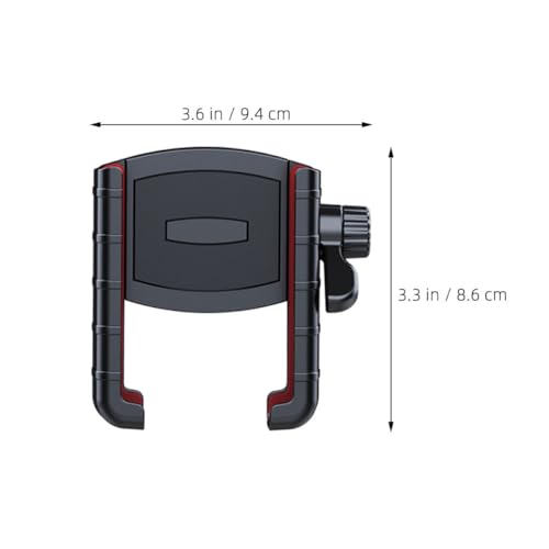 Motorcycle Phone Holder Mount with Vibration Dampening Shock Absorption Phone Bracket Base for Motorbike Navigation and Riding Use