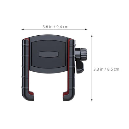 Motorcycle Phone Holder Mount with Vibration Dampening Shock Absorption Phone Bracket Base for Motorbike Navigation and Riding Use