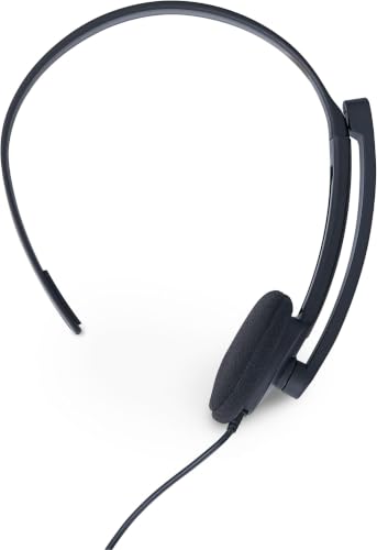 Verbatim Mono 3.5mm Wired Headset with Microphone and in-Line Remote, Black 6.33 (Pack of 6) - size: 6.33 (Pack of 6), style: Mono