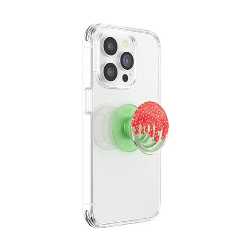 PopSockets Adhesive Phone Grip, Holder- Strawberry Drip - color: Strawberry Drip