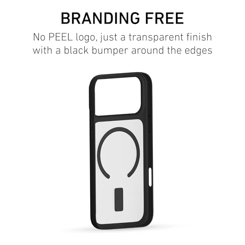 PEEL Super Thin Case for iPhone 17 Air (Transparent Black) - color: Black, size: Super Thin