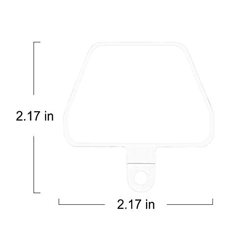 COCASES Phone Tether Tab, Phone Lanyard Strap Tab, 2 Pack Transparency - color: White